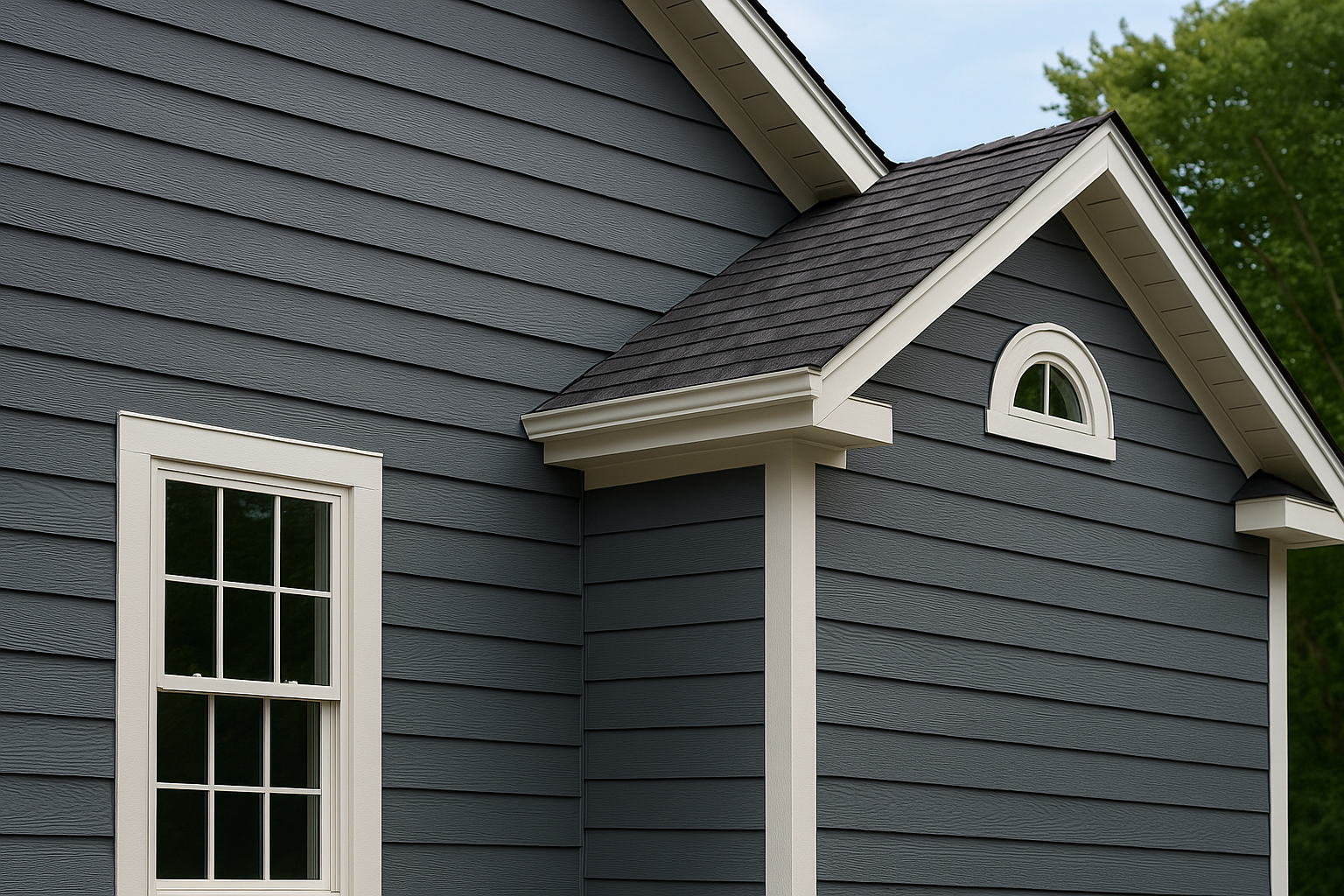 image for The Best Siding Types for House in Canada blog post. Picture of James Hardie Board siding.
